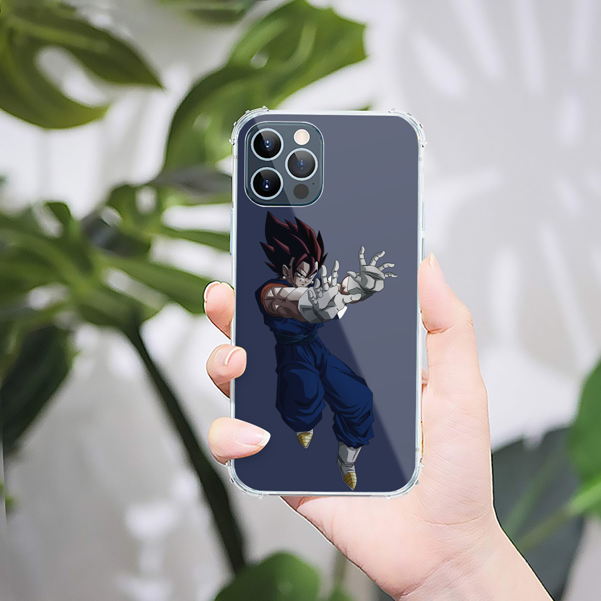 （画像用） ドラゴンボール ベジット DRAGON BALL Vegetto 【iPhone 12シリーズ対応】透明スマホケース（クリアソフトケース）